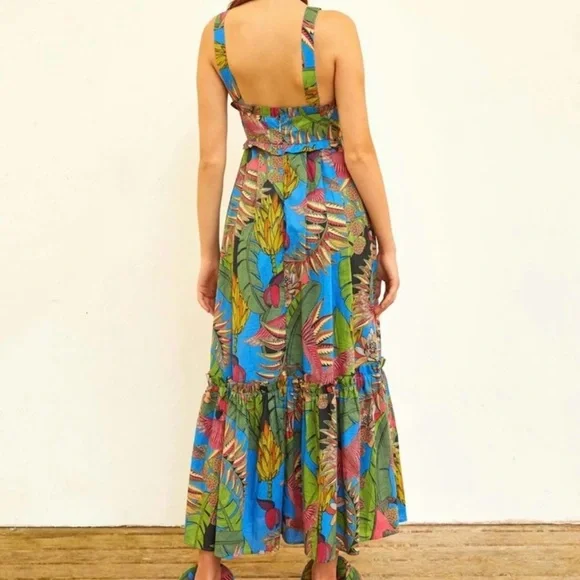 FARM Rio Totally Tuiuiu Cotton Maxi Dress - Picture 7 of 7